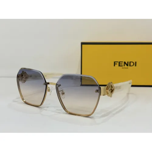 Wholesale Fendi AAA Quality Sunglasses #1451353 $60.00 USD, Wholesale Quality Replica Fendi AAA Quality Sunglasses