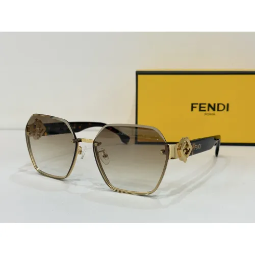 Wholesale Fendi AAA Quality Sunglasses #1451354 $60.00 USD, Wholesale Quality Replica Fendi AAA Quality Sunglasses