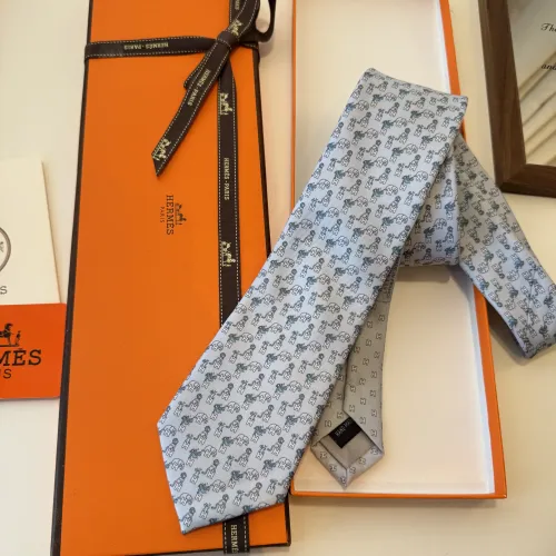 Replica Hermes Necktie For Men #1451359 $34.00 USD for Wholesale