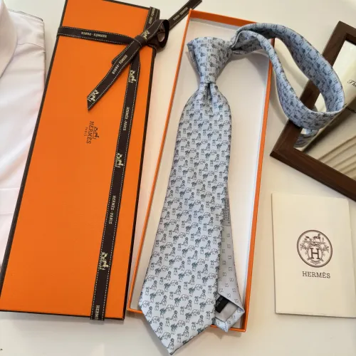 Replica Hermes Necktie For Men #1451359 $34.00 USD for Wholesale