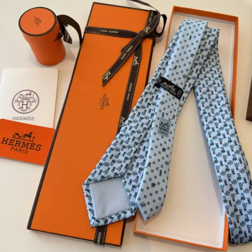 Replica Hermes Necktie For Men #1451369 $34.00 USD for Wholesale