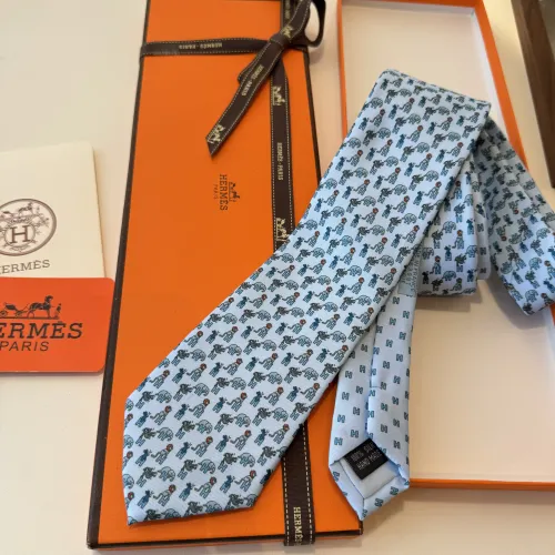 Replica Hermes Necktie For Men #1451369 $34.00 USD for Wholesale