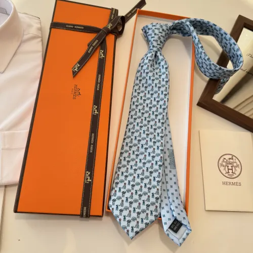 Replica Hermes Necktie For Men #1451369 $34.00 USD for Wholesale