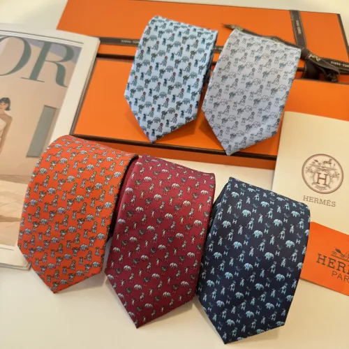 Replica Hermes Necktie For Men #1451372 $34.00 USD for Wholesale