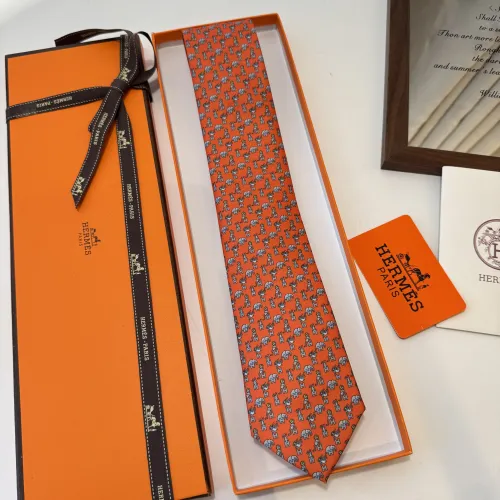 Replica Hermes Necktie For Men #1451372 $34.00 USD for Wholesale