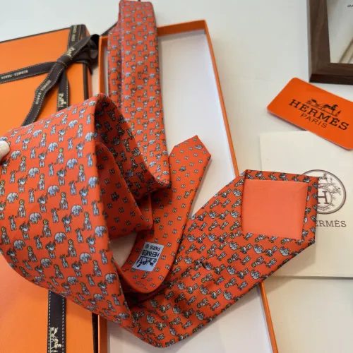 Replica Hermes Necktie For Men #1451372 $34.00 USD for Wholesale