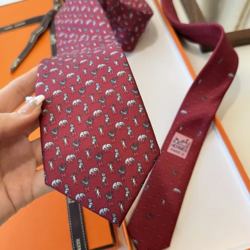 Replica Hermes Necktie For Men #1451378 $34.00 USD for Wholesale