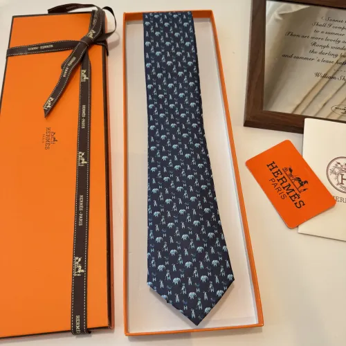 Replica Hermes Necktie For Men #1451383 $34.00 USD for Wholesale