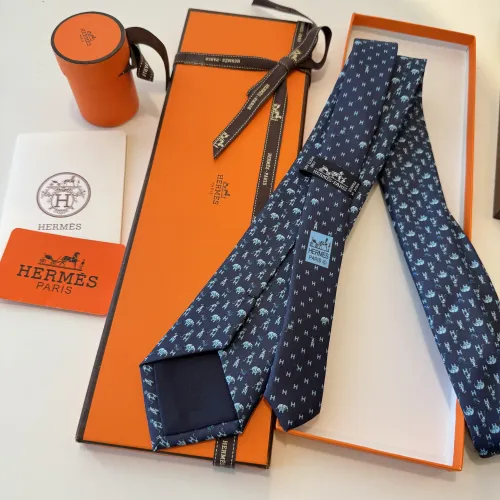 Replica Hermes Necktie For Men #1451383 $34.00 USD for Wholesale