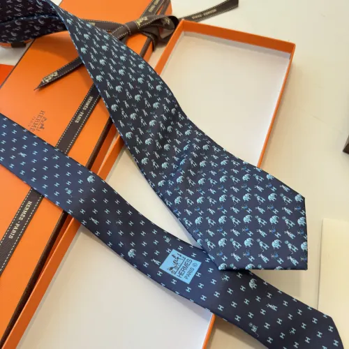 Replica Hermes Necktie For Men #1451383 $34.00 USD for Wholesale