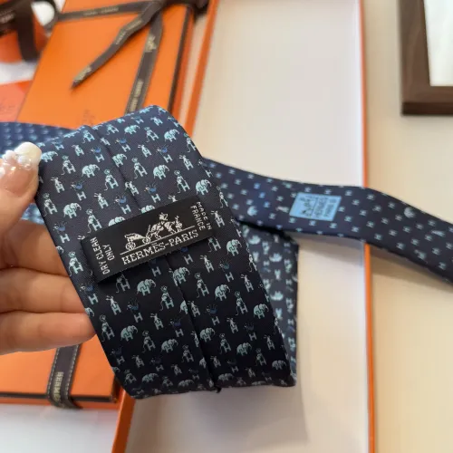 Replica Hermes Necktie For Men #1451383 $34.00 USD for Wholesale