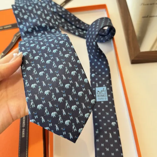 Replica Hermes Necktie For Men #1451383 $34.00 USD for Wholesale