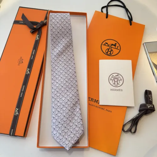 Replica Hermes Necktie For Men #1451391 $34.00 USD for Wholesale