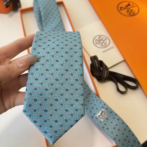 Replica Hermes Necktie For Men #1451404 $34.00 USD for Wholesale