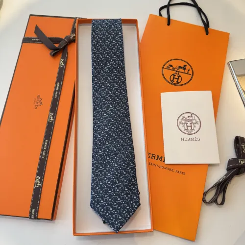 Replica Hermes Necktie For Men #1451407 $34.00 USD for Wholesale