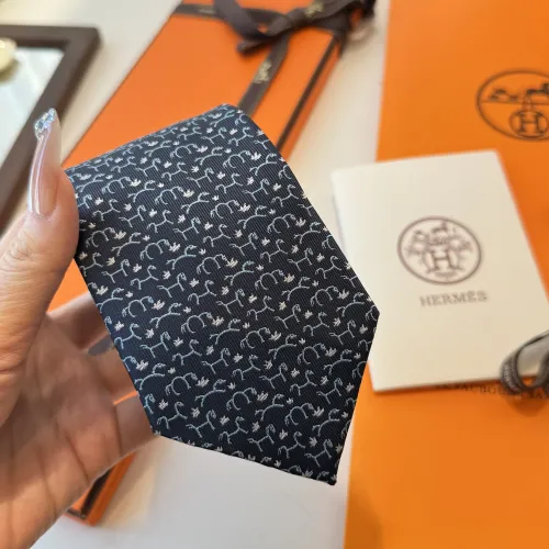 Replica Hermes Necktie For Men #1451407 $34.00 USD for Wholesale