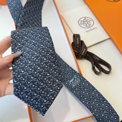 Replica Hermes Necktie For Men #1451407 $34.00 USD for Wholesale