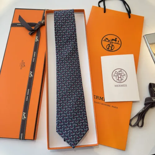 Replica Hermes Necktie For Men #1451408 $34.00 USD for Wholesale