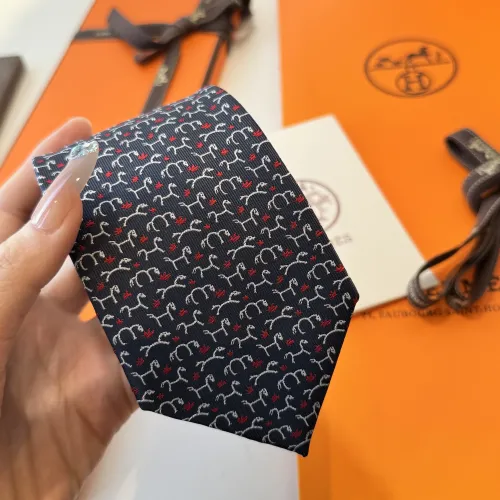 Replica Hermes Necktie For Men #1451408 $34.00 USD for Wholesale