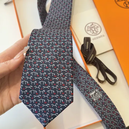 Replica Hermes Necktie For Men #1451408 $34.00 USD for Wholesale