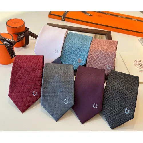 Replica Hermes Necktie For Men #1451412 $34.00 USD for Wholesale
