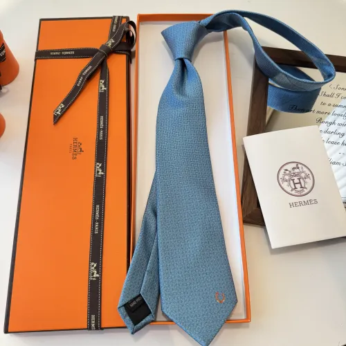 Replica Hermes Necktie For Men #1451413 $34.00 USD for Wholesale