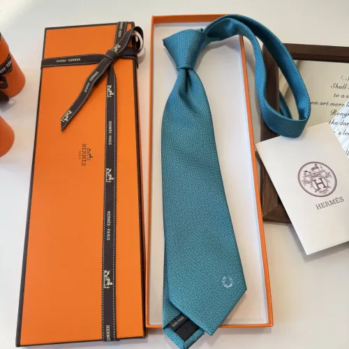 Replica Hermes Necktie For Men #1451420 $34.00 USD for Wholesale