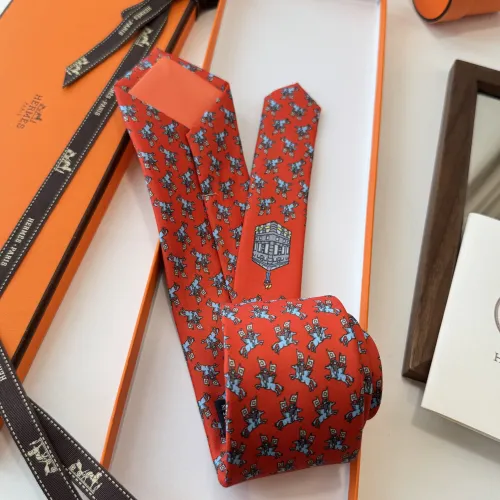Replica Hermes Necktie For Men #1451430 $34.00 USD for Wholesale