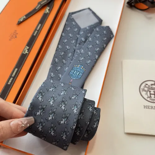 Replica Hermes Necktie For Men #1451431 $34.00 USD for Wholesale