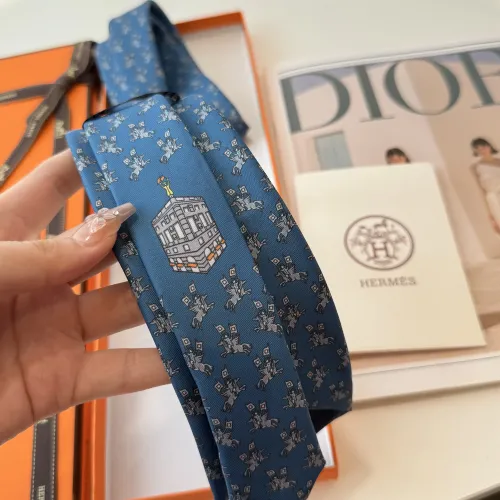 Replica Hermes Necktie For Men #1451438 $34.00 USD for Wholesale