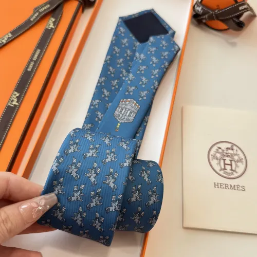 Replica Hermes Necktie For Men #1451438 $34.00 USD for Wholesale
