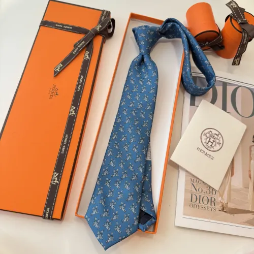 Replica Hermes Necktie For Men #1451438 $34.00 USD for Wholesale