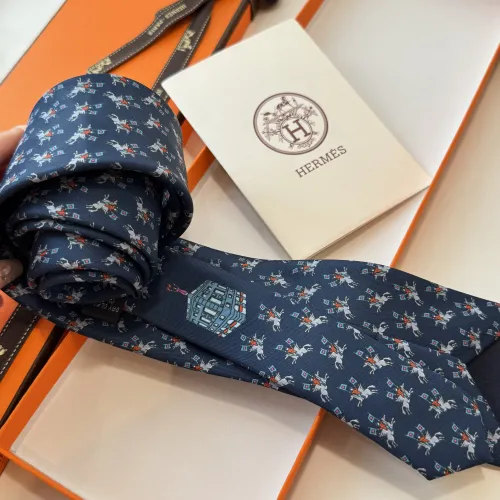 Replica Hermes Necktie For Men #1451444 $34.00 USD for Wholesale