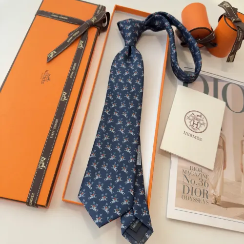 Replica Hermes Necktie For Men #1451444 $34.00 USD for Wholesale