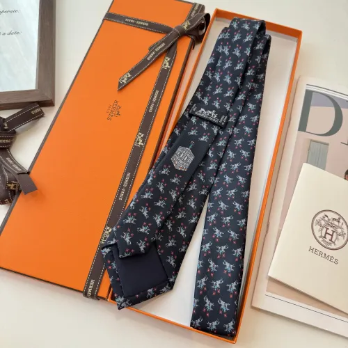 Replica Hermes Necktie For Men #1451451 $34.00 USD for Wholesale