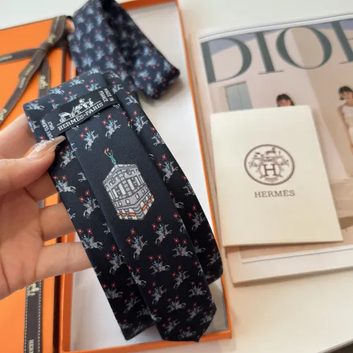 Replica Hermes Necktie For Men #1451451 $34.00 USD for Wholesale