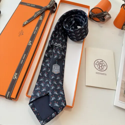 Replica Hermes Necktie For Men #1451451 $34.00 USD for Wholesale