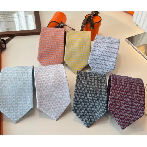 Replica Hermes Necktie For Men #1451456 $34.00 USD for Wholesale