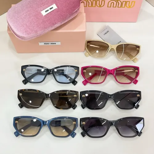 Replica MIU MIU AAA Quality Sunglasses #1451466 $60.00 USD for Wholesale