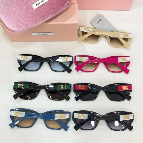 Replica MIU MIU AAA Quality Sunglasses #1451467 $60.00 USD for Wholesale