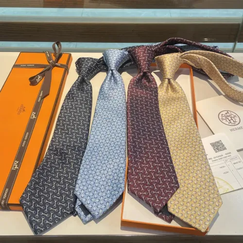 Replica Hermes Necktie For Men #1451475 $34.00 USD for Wholesale