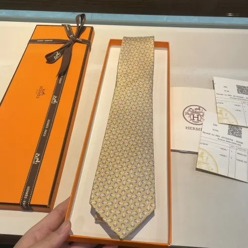 Replica Hermes Necktie For Men #1451475 $34.00 USD for Wholesale