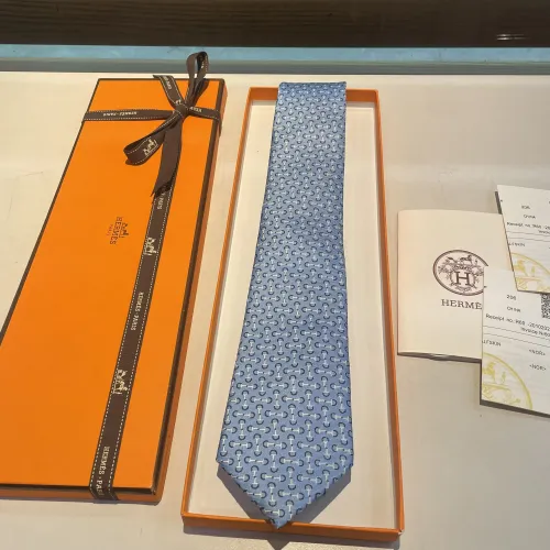 Replica Hermes Necktie For Men #1451482 $34.00 USD for Wholesale
