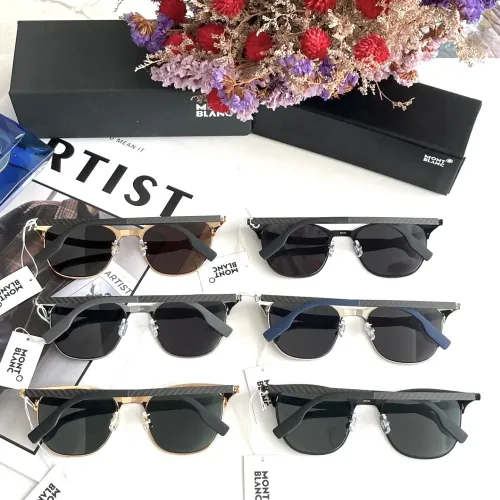 Replica Montblanc AAA Quality Sunglasses #1451488 $60.00 USD for Wholesale