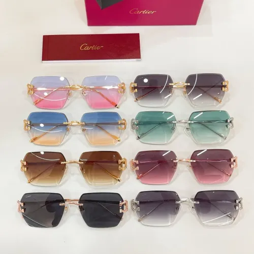 Replica Cartier AAA Quality Sunglassess #1451528 $60.00 USD for Wholesale