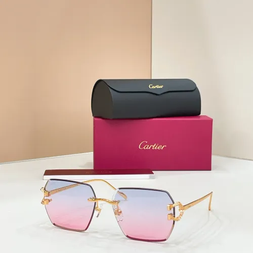 Wholesale Cartier AAA Quality Sunglassess #1451535 $60.00 USD, Wholesale Quality Replica Cartier AAA Quality Sunglassess