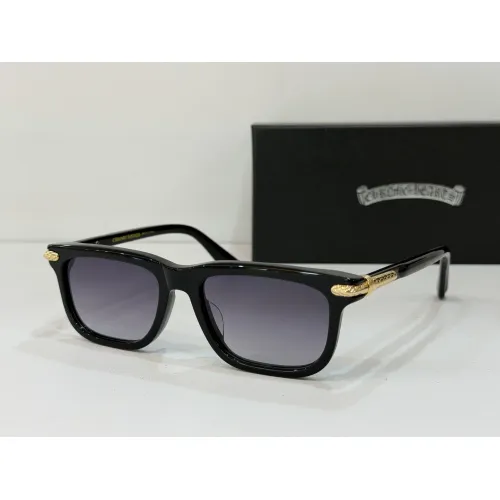 Wholesale Chrome Hearts AAA Quality Sunglasses #1451609 $82.00 USD, Wholesale Quality Replica Chrome Hearts AAA Quality Sunglasses