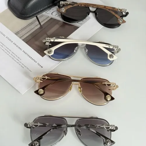 Replica Chrome Hearts AAA Quality Sunglasses #1451631 $72.00 USD for Wholesale