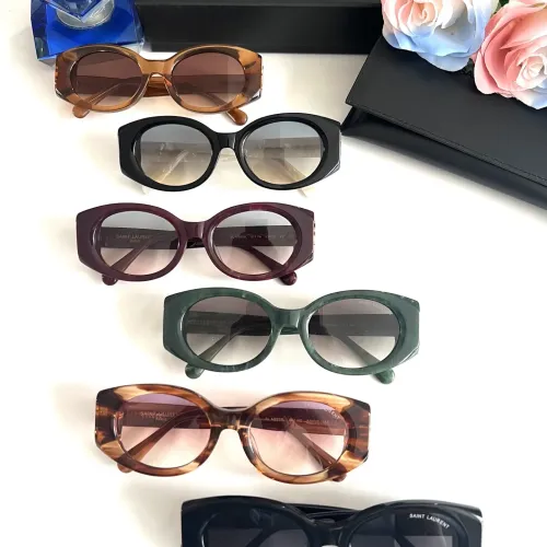Replica Yves Saint Laurent YSL AAA Quality Sunglasses #1451683 $60.00 USD for Wholesale