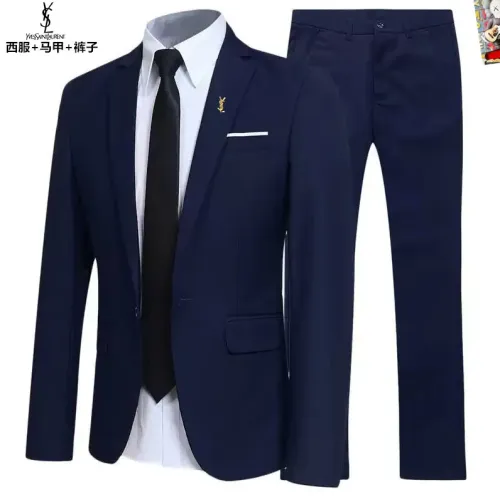 Wholesale Yves Saint Laurent YSL Tracksuits Long Sleeved For Men #1451757 $92.00 USD, Wholesale Quality Replica Yves Saint Laurent YSL Tracksuits